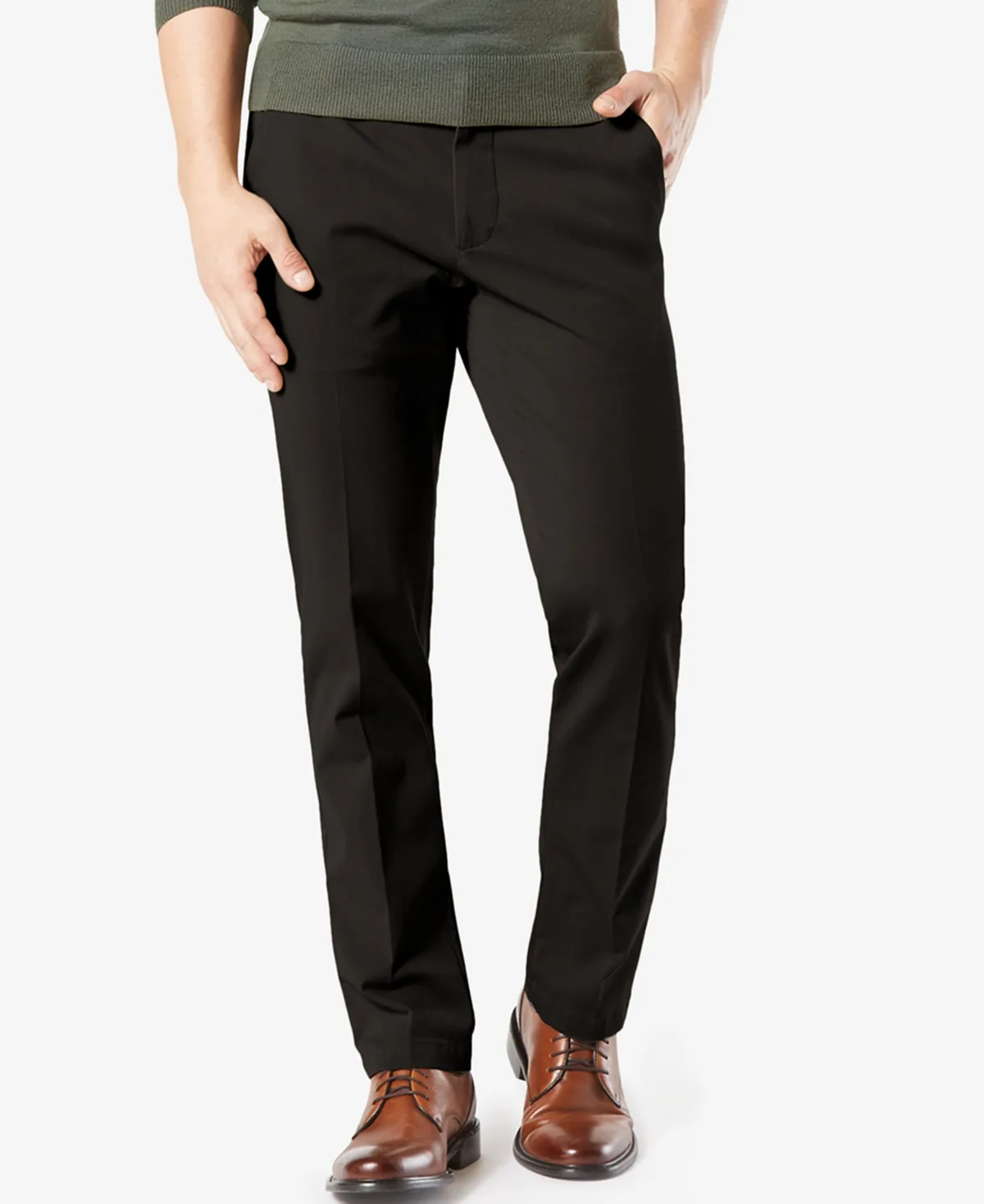 Workday Smart 360 Flex Straight Fit Khaki Stretch Pants by Dockers
