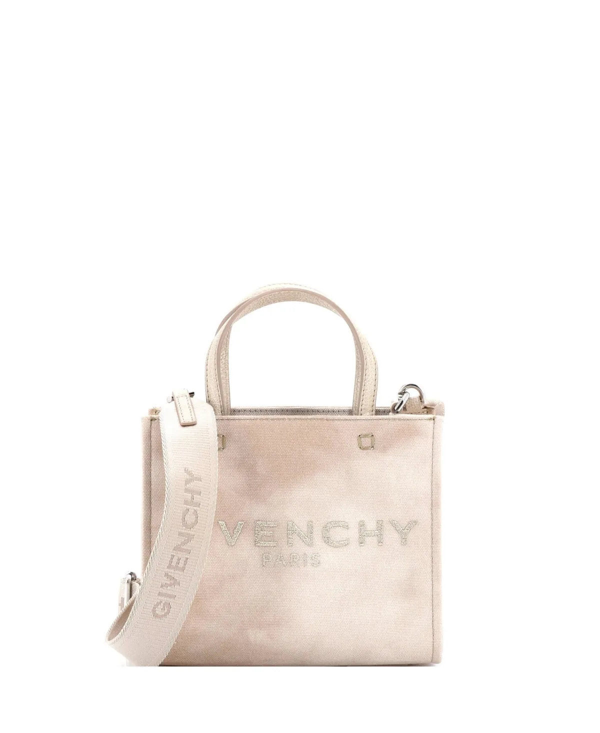 Pre-Owned Mini G-Tote Canvas Tote, 7.5W x 6.5H x 3.5D by GIVENCHY
