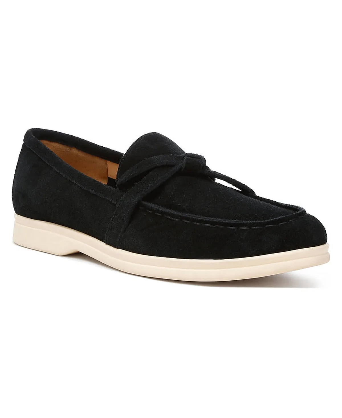 Nautica Suede Knot Detailed Loafers