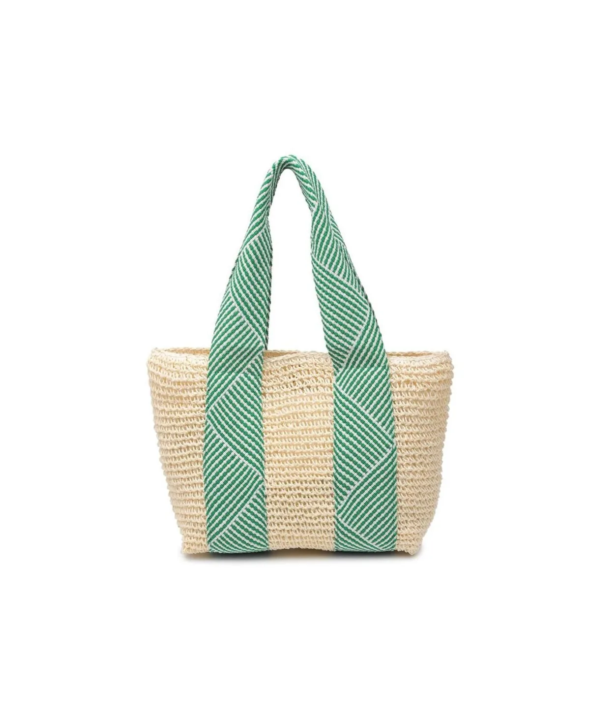 Lorena Straw Woven Laptop-Compatible Tote