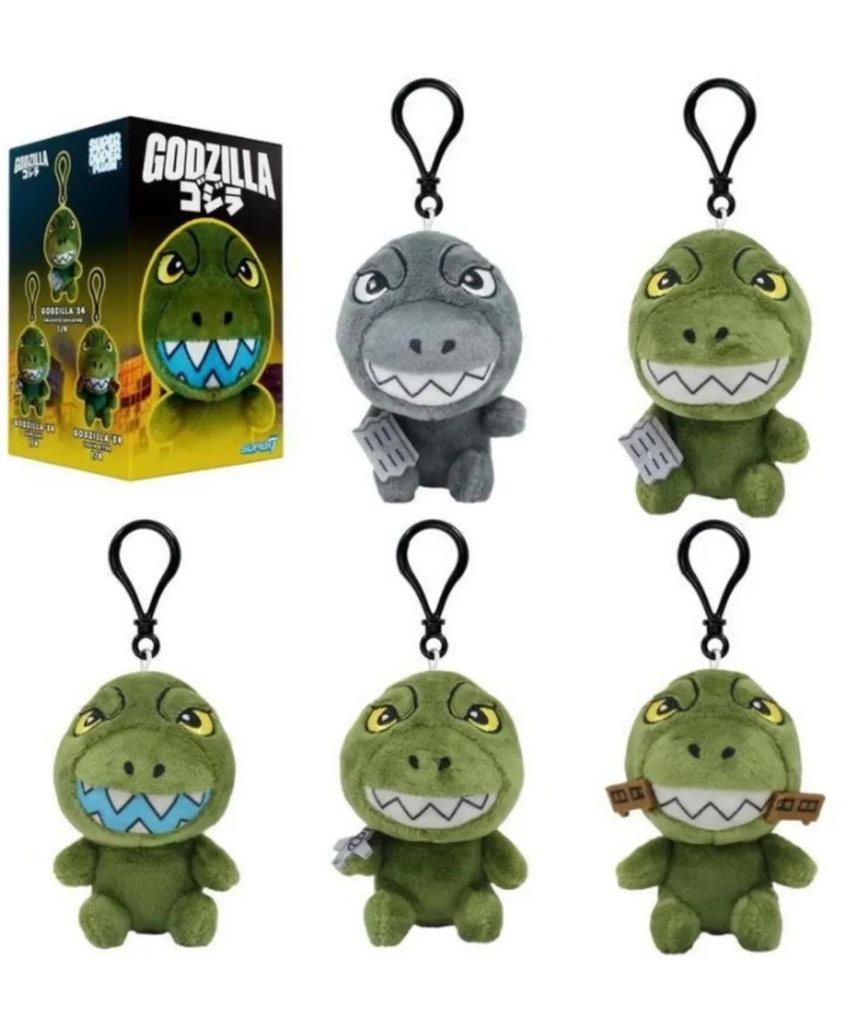Dinosaur Super Duper Blind Box 6 Plush Keychain by Super7