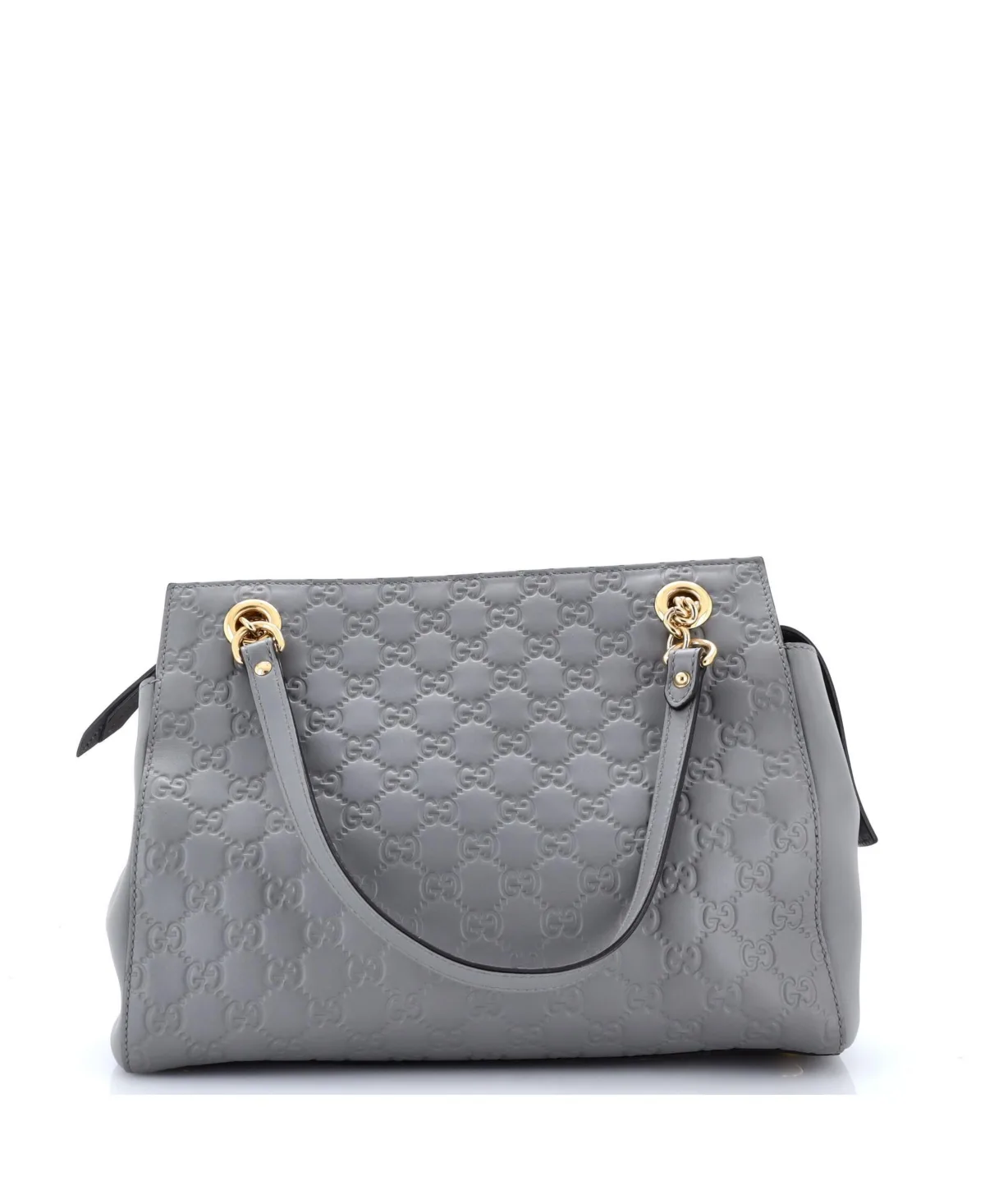 Pre-Owned Medium Soft Signature Shoulder Bag Guccissima Leather by Gucci