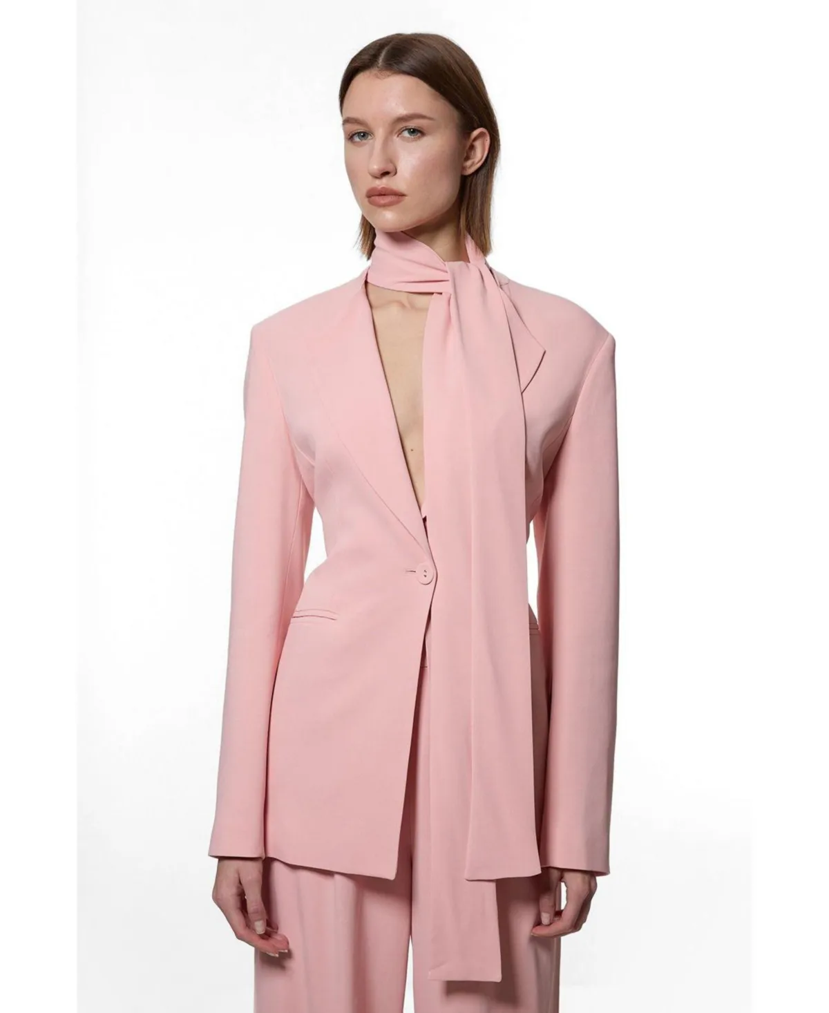 Tie Neck Blazer by Karen Millen