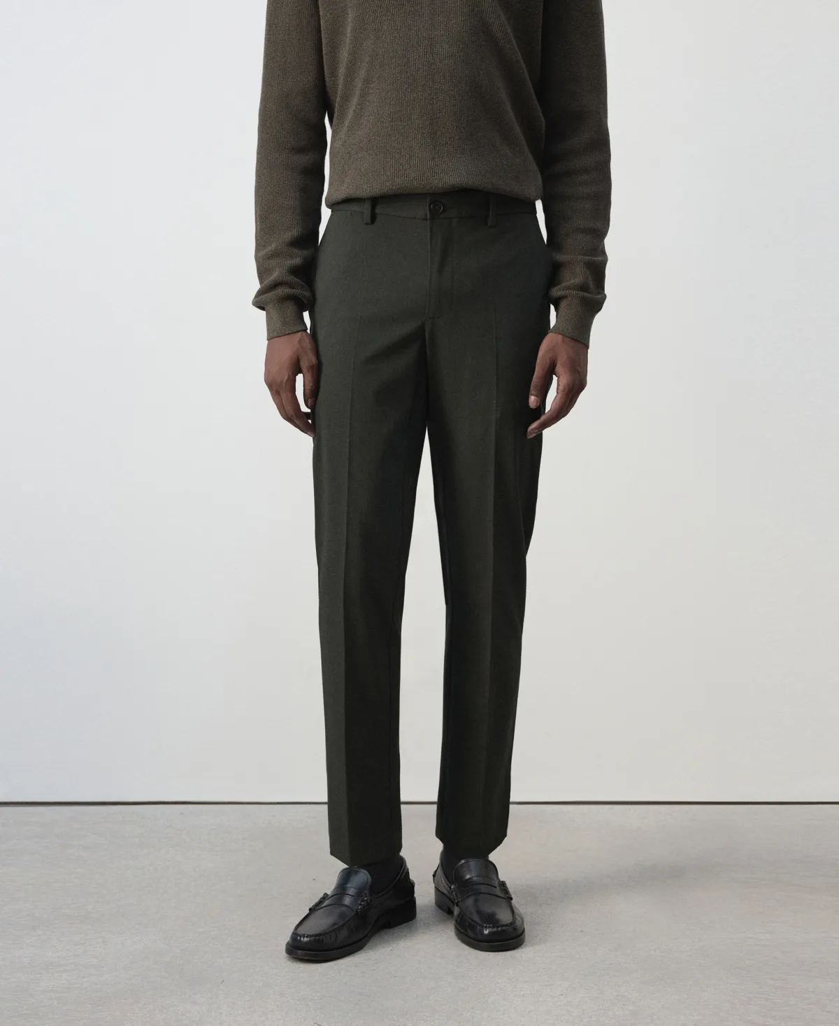 Bologna Cropped Slim-Fit Pants by Mango