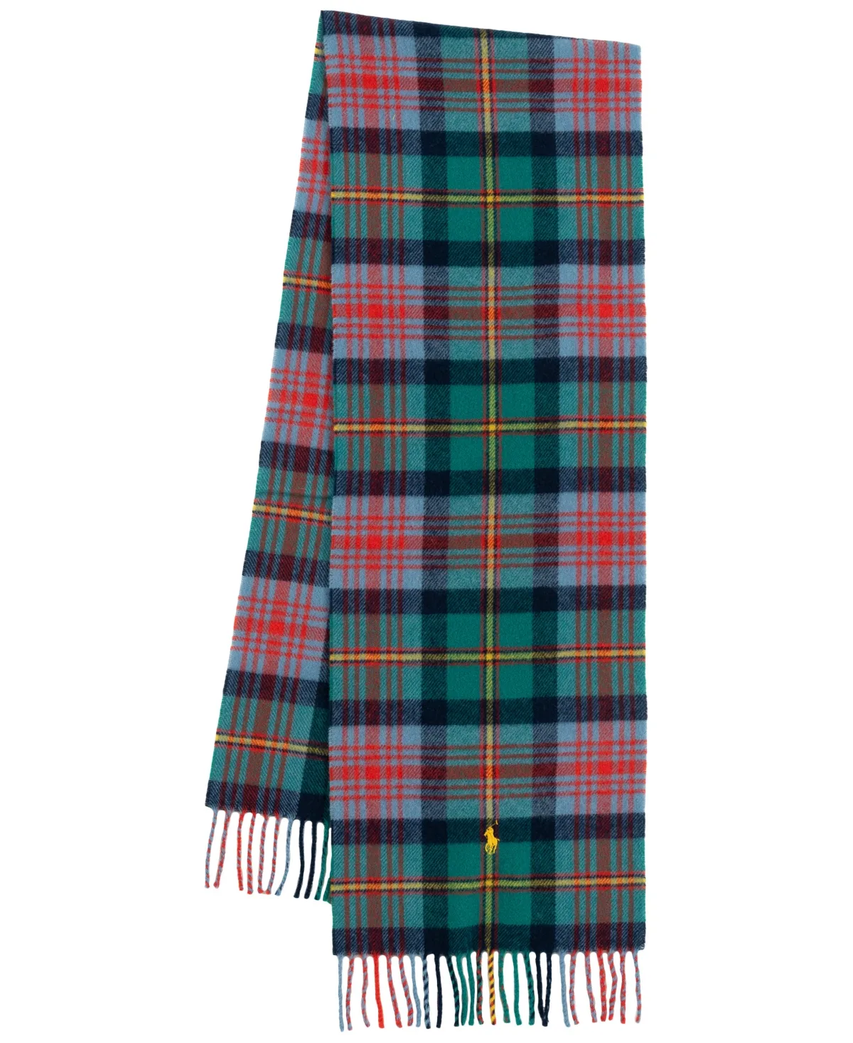 Woolen Plaid Scarf by Polo Ralph Lauren