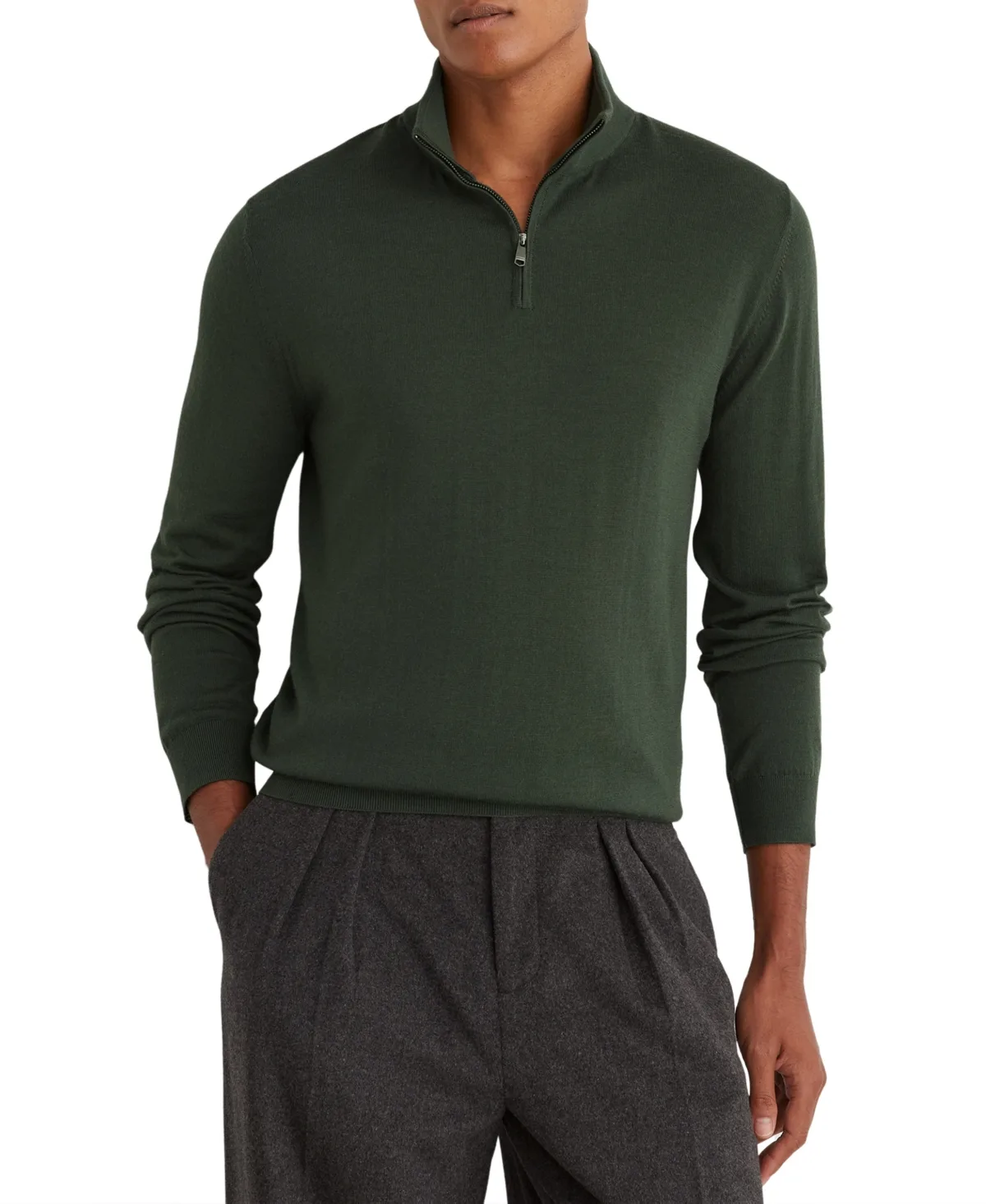 Blackhall Slim-Fit Merino Wool Fine-Gauge Knit Sweater by Reiss