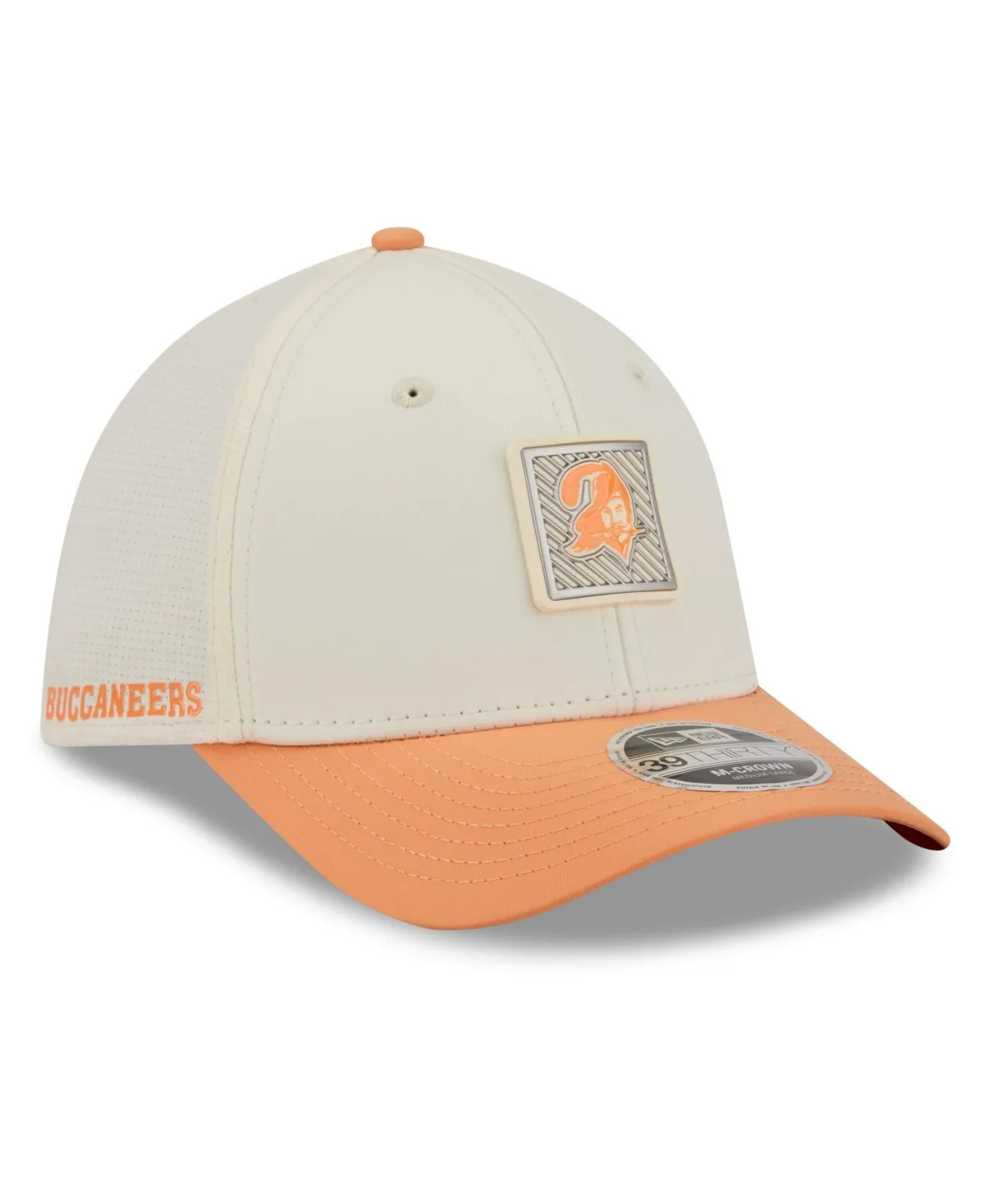 Cream/Orange Tampa Bay Buccaneers 2026 NFL Training Camp 39THIRTY Flex Hat by New Era