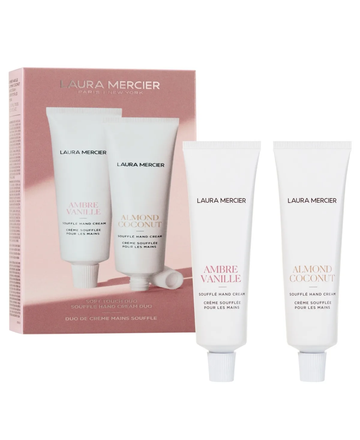 2-Piece Soft Touch Duo Souffle Hand Cream Duo Gift Set by Laura Mercier