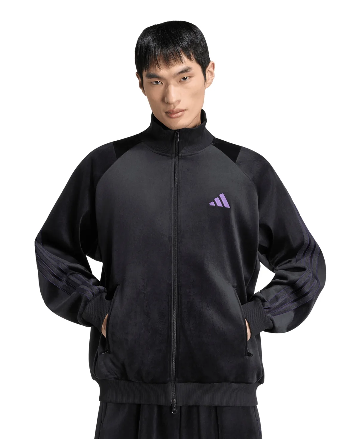 Adidas Stadium Loose-Fit Velour Track Jacket by adidas