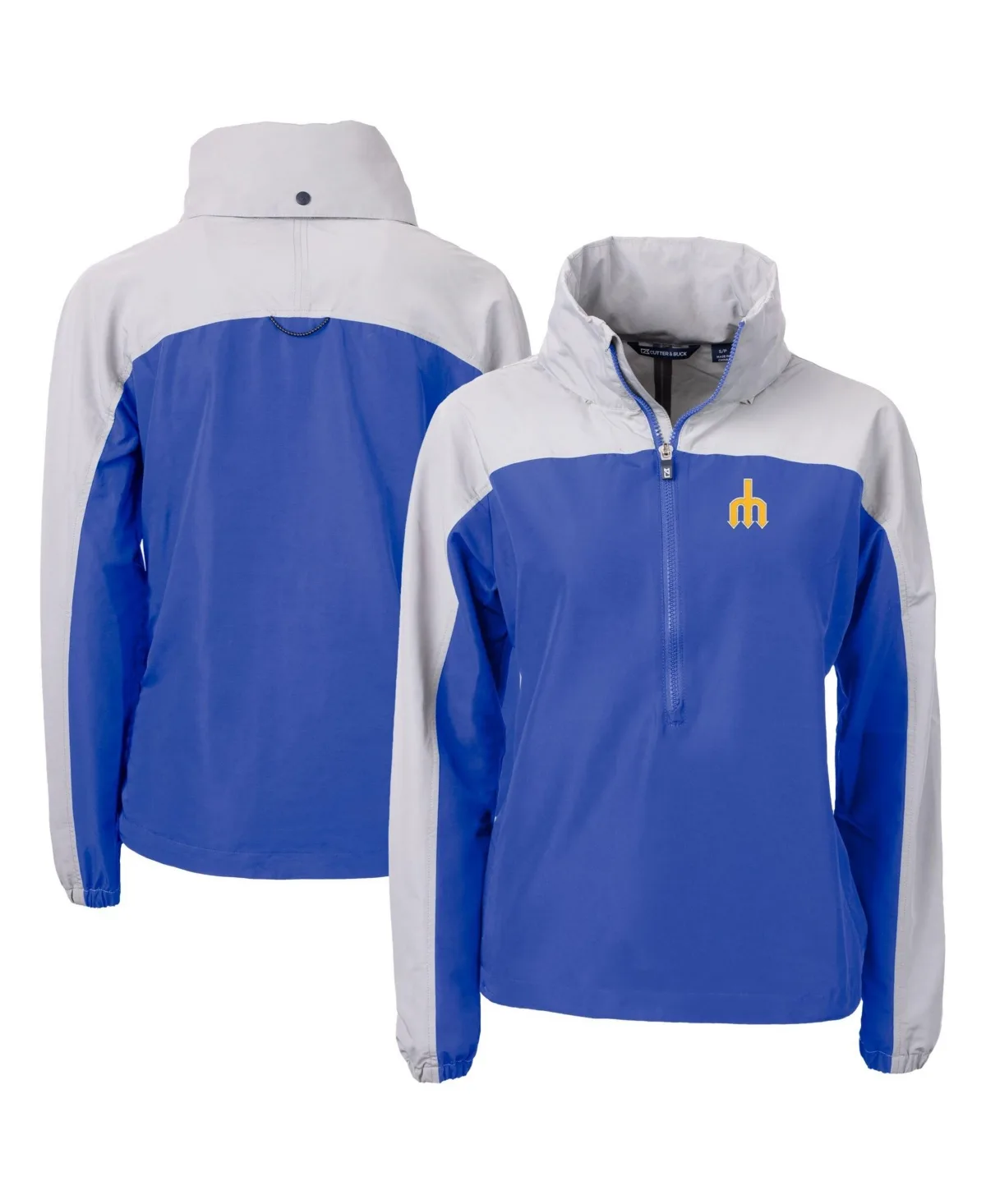 Seattle Mariners Charter Eco Half-Zip Anorak Jacket by Cutter & Buck
