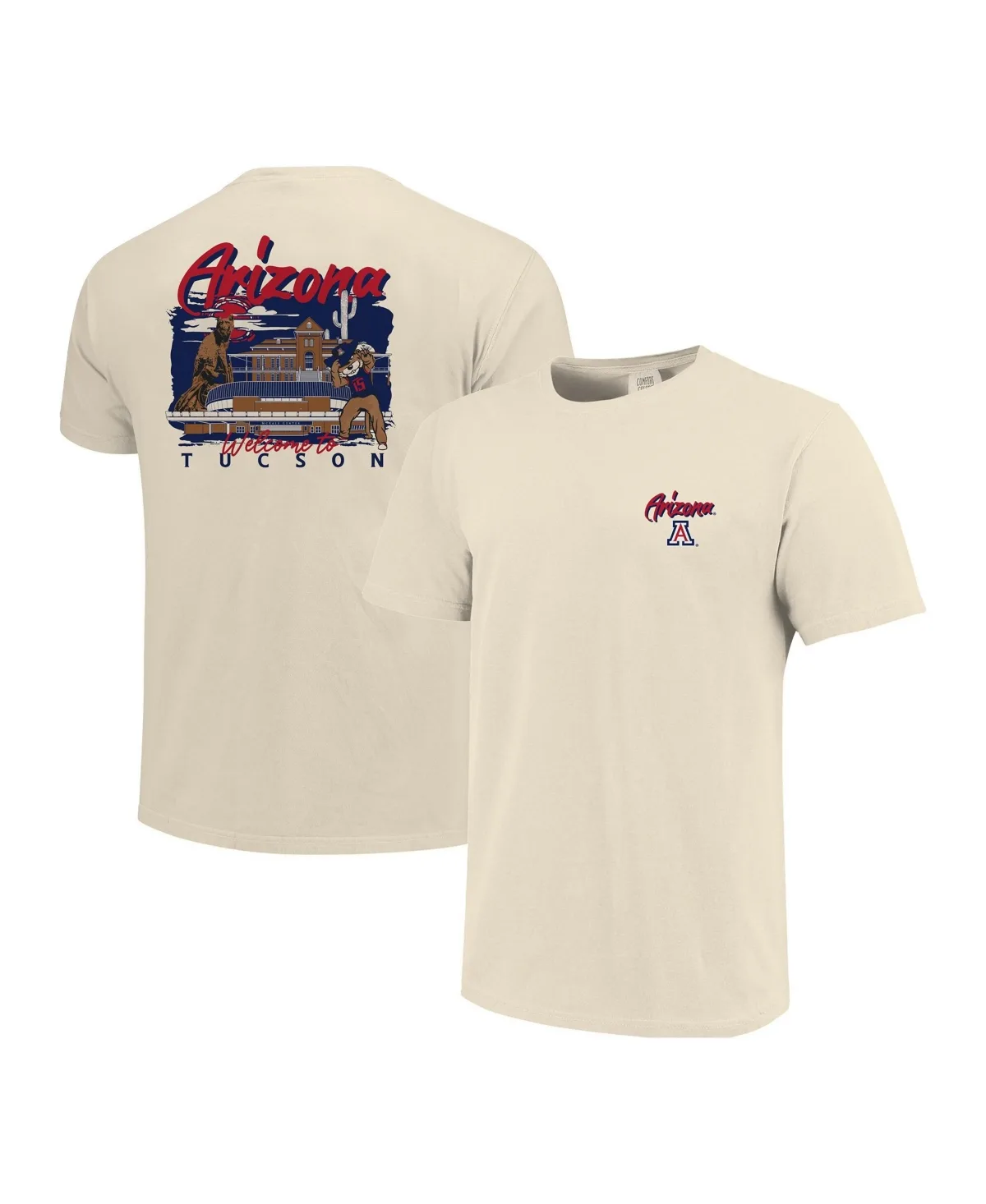 Arizona Wildcats Comfort Colors Hand-Drawn Campus Stack T-Shirt