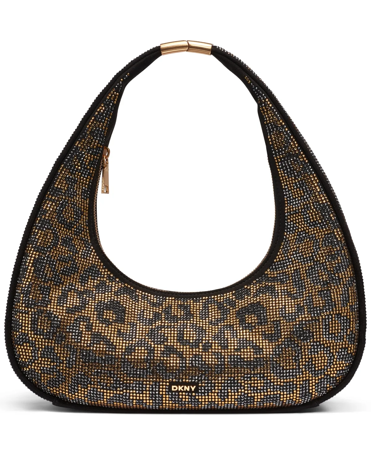 Margot Animal Print Embellished Medium Shoulder Handbag