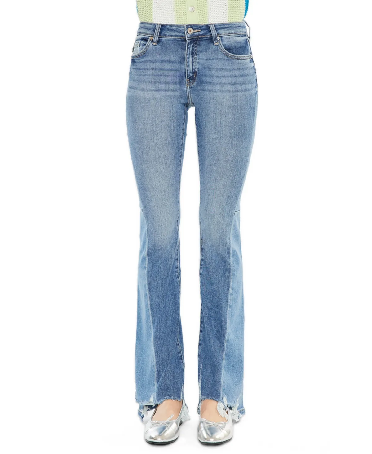 Ami High-Rise Bootcut Jeans by Kancan