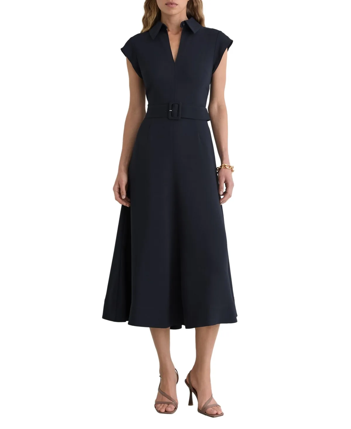 Sloane Belted Midi Dress