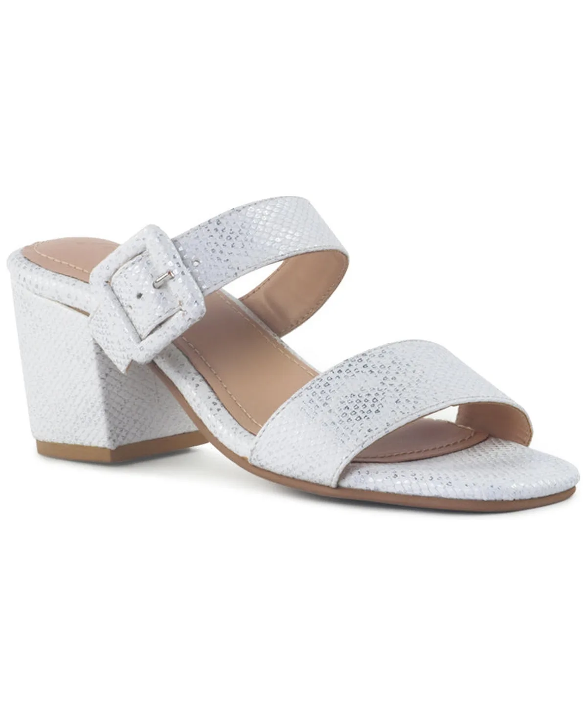 Doodle Animal Print Block Heel Sandals