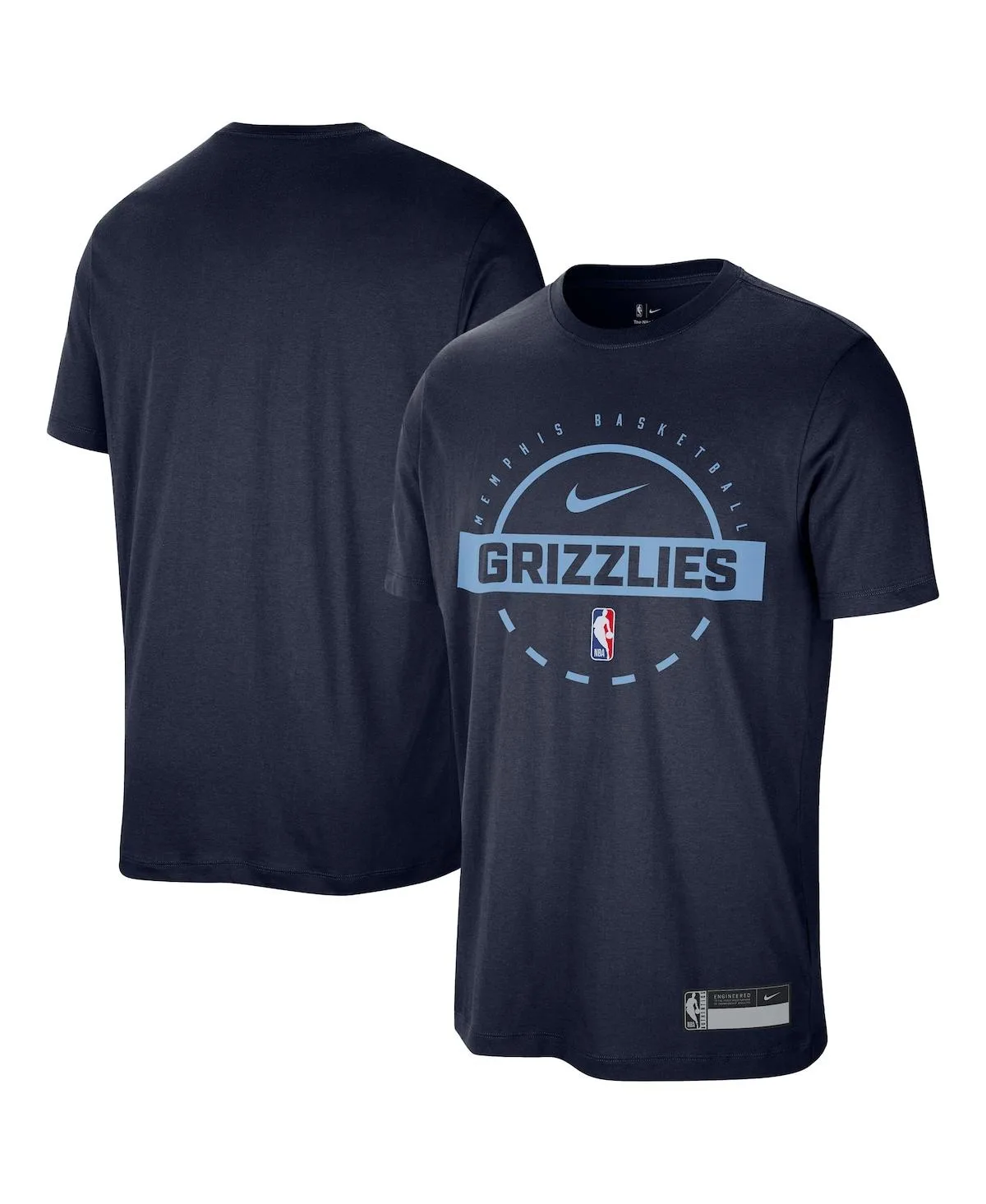 Memphis Grizzlies 2025/26 On-Court Flare Performance Practice T-Shirt