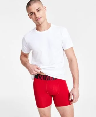 Cotton Classics 3 Pack Crewneck T Shirts Intense Power 3 Pack Boxer Briefs by Calvin Klein