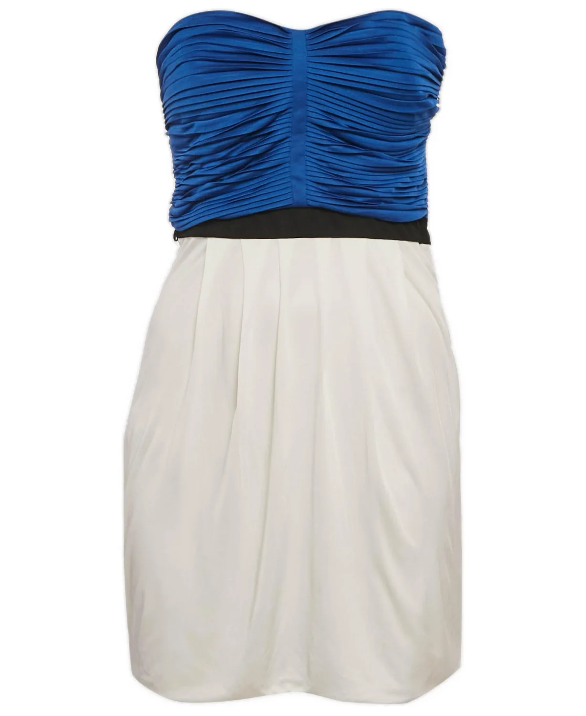 Pre-Owned Jersey Pleated Strapless Mini Dress by Gucci
