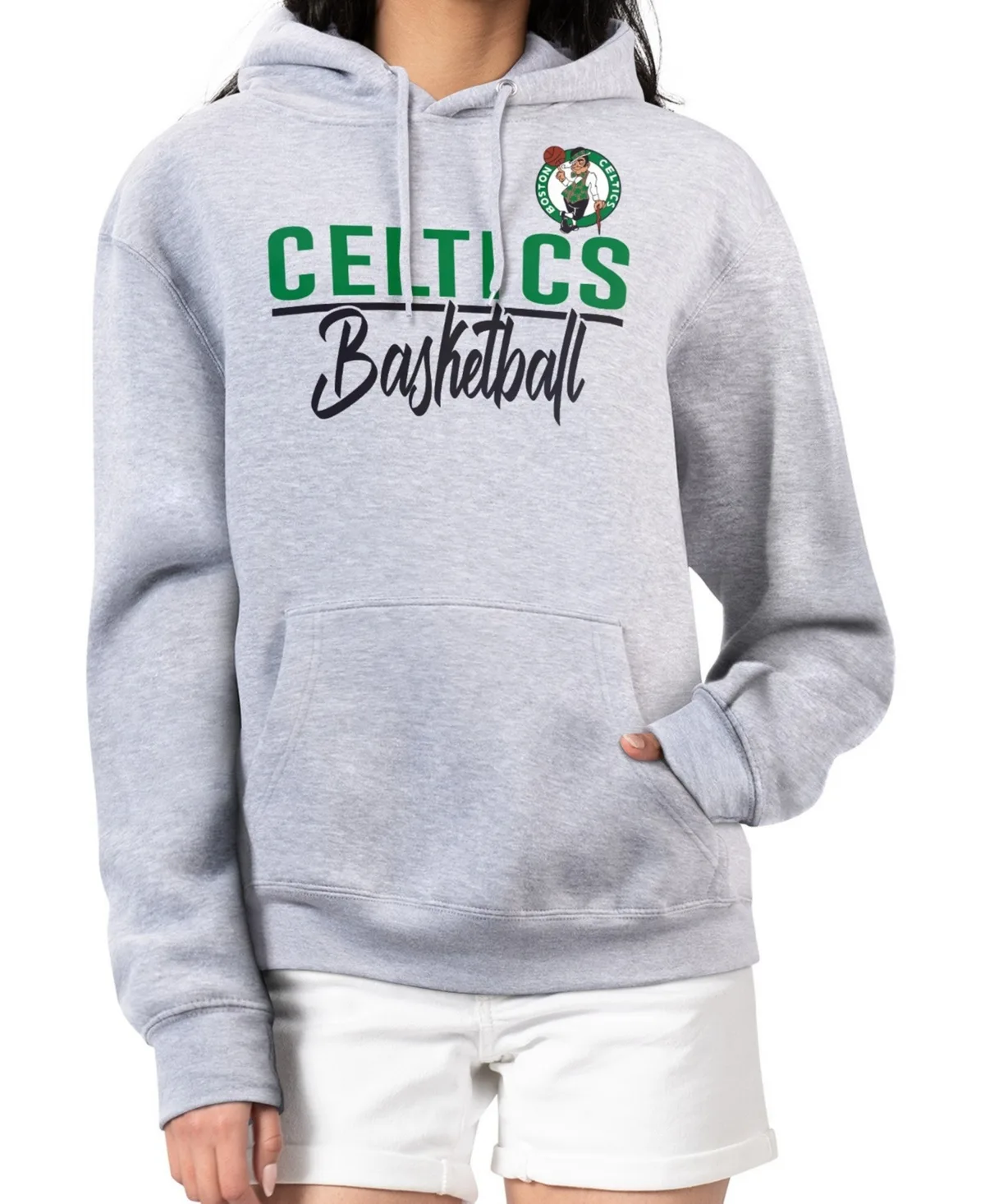 G-Iii 4Her by Carl Banks Boston Celtics Graphics Fleece Pullover Hoodie by G-III