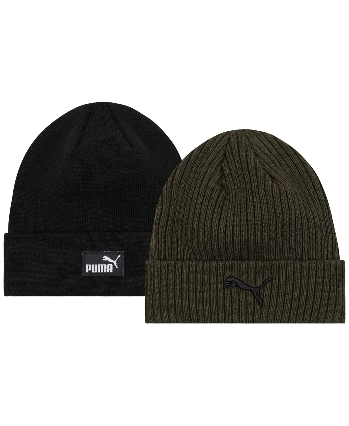 Knit Winter Acrylic Beanie, 2-Pack by PUMA
