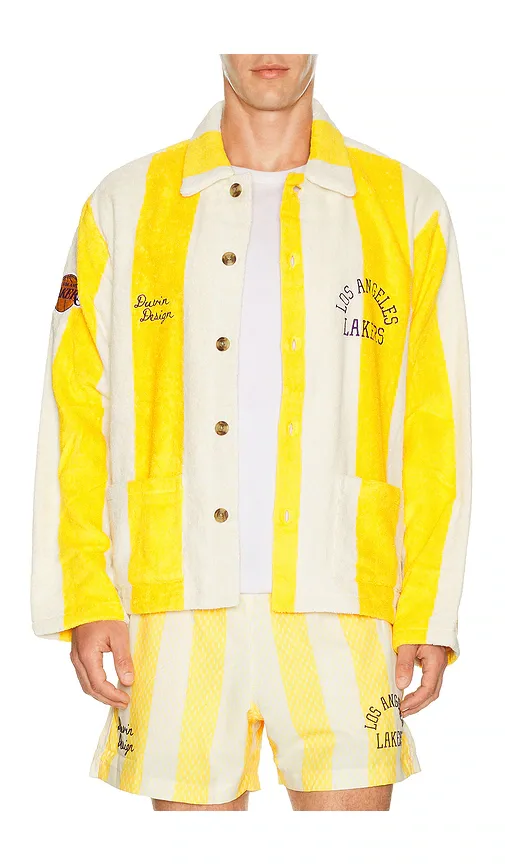 Duvin Design x Lakers Terry Pool Jacket by Duvin Design