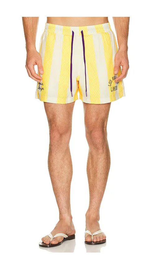 Duvin Design x Lakers Swim Trunk by Duvin Design
