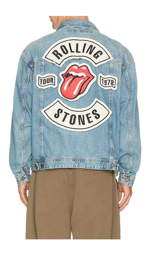 Guess Jeans x Rolling Stones Trucker Jacket by Guess Jeans