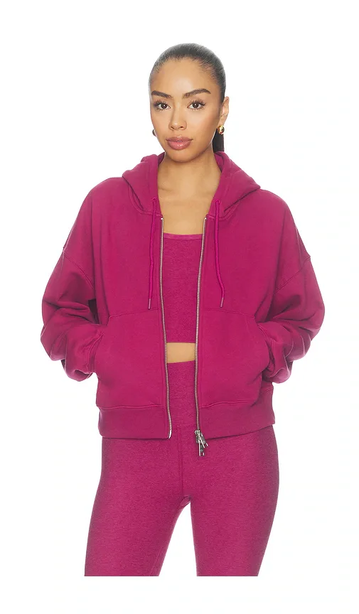 Luxefleece Hooded Full-Zip Jacket by Beyond Yoga