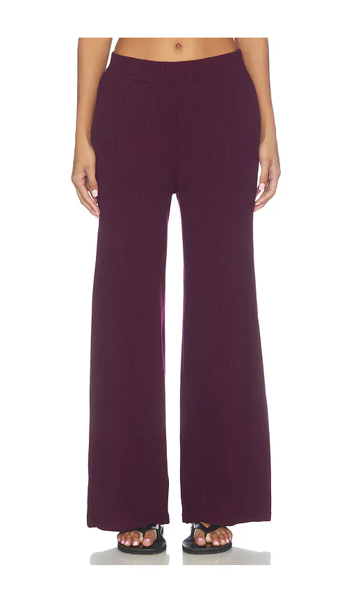 Rest Day Waffle Wide Leg Pant by Beyond Yoga