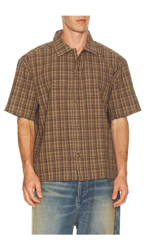 Relaxed Brady Check Shirt by Rhythm