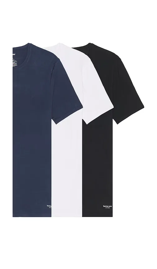 Second Skin Modal 3 Pack Crew Neck Stay Tucked Tees by Tommy John
