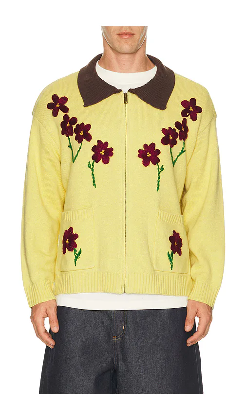 Floral Sun Knit Sweater by Found