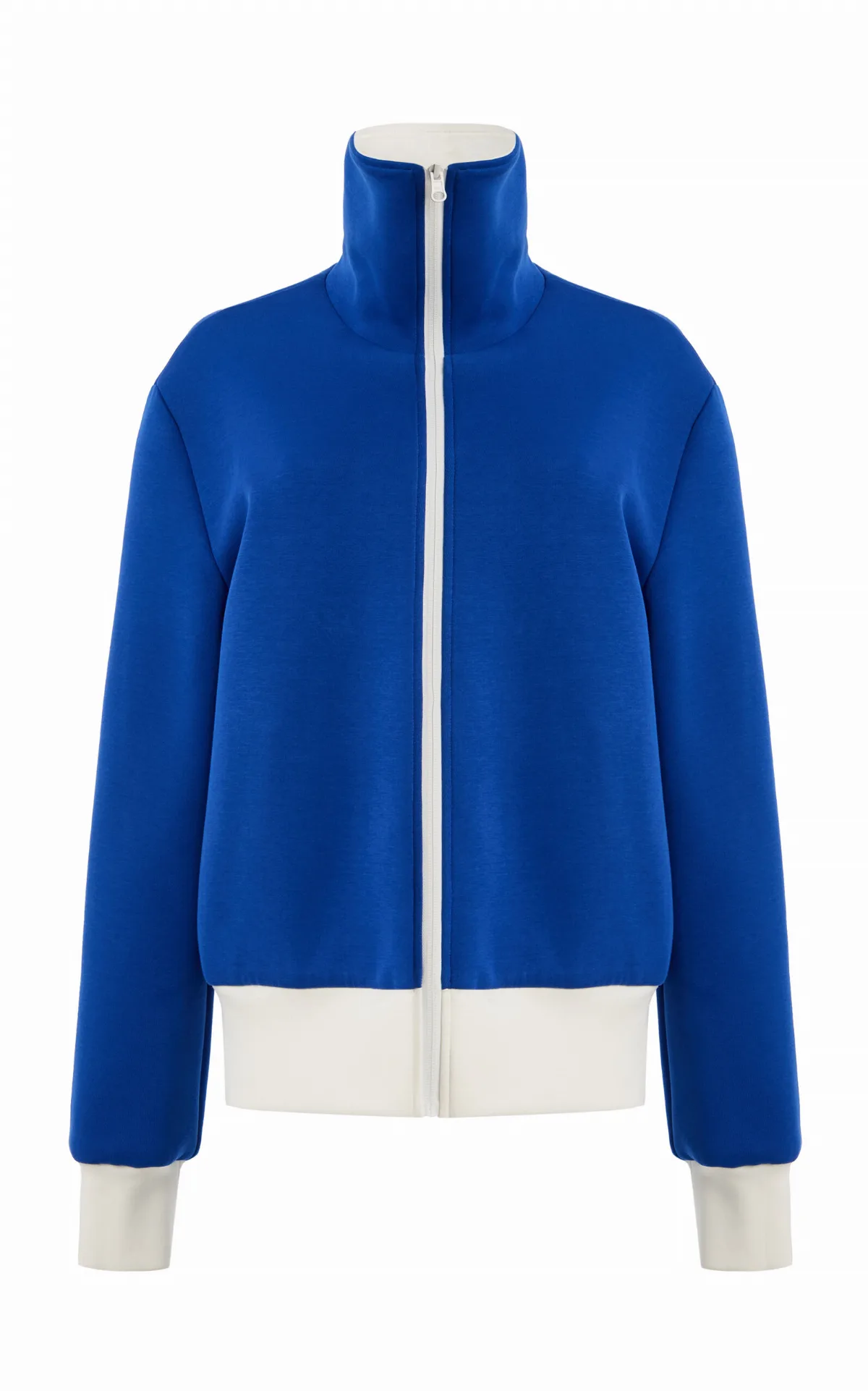 Reversible High-Neck Jersey Jacket by Lii