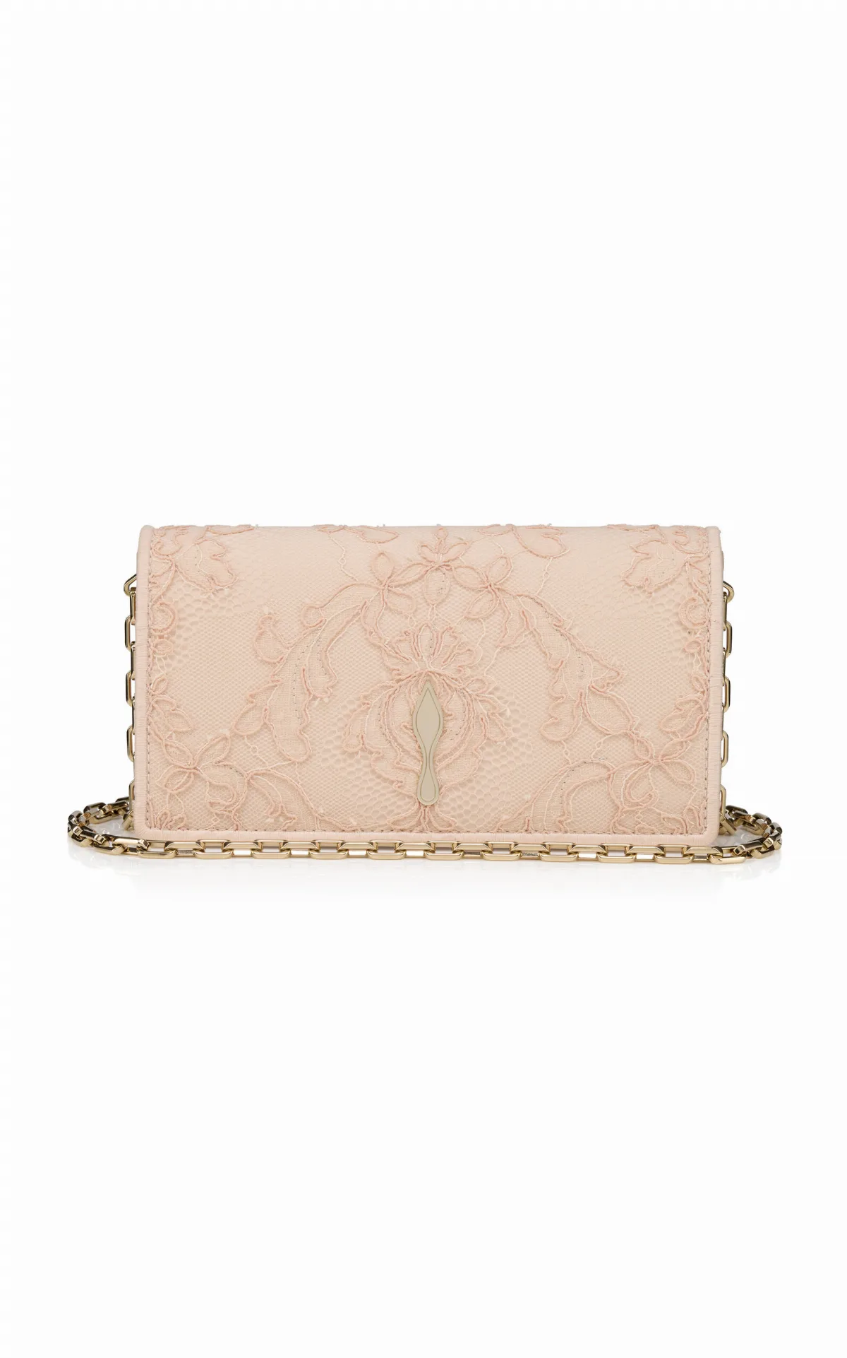 Bettina Satin Lace Clutch by Christian Louboutin