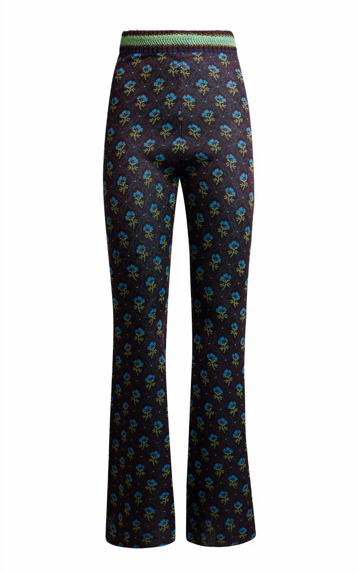 Printed Knit Flared Pants by Etro
