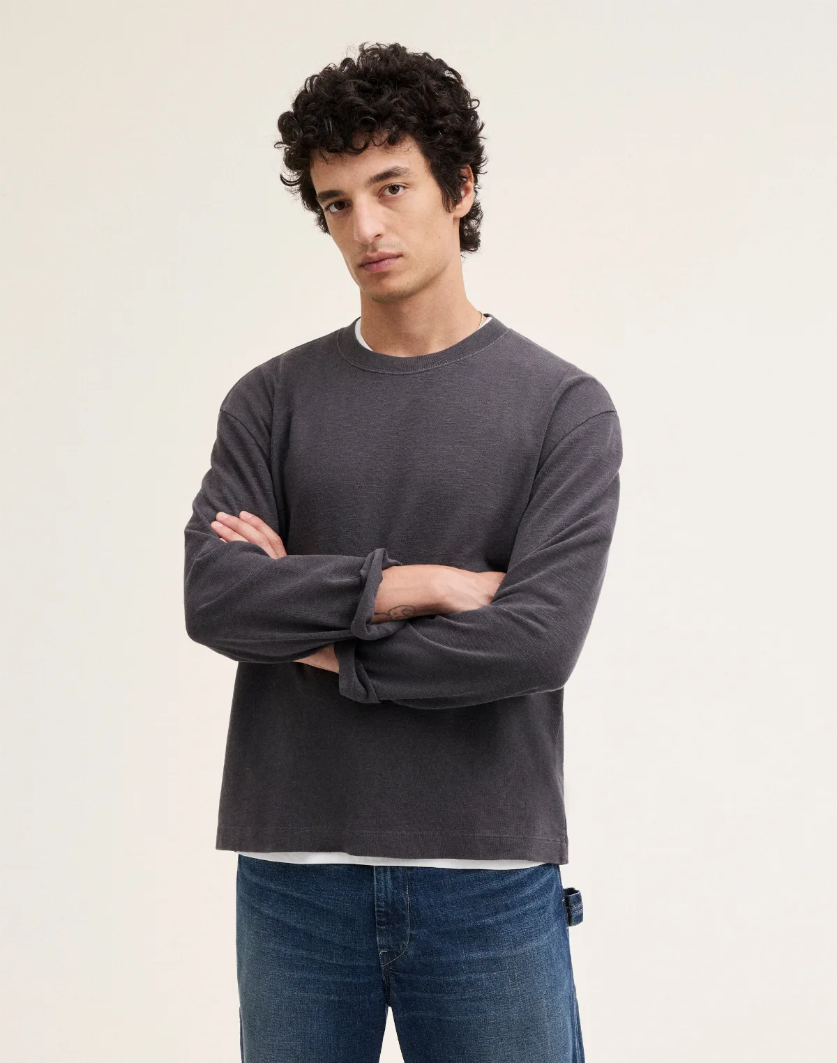 The Long-Sleeve Tee in Weekend Slub