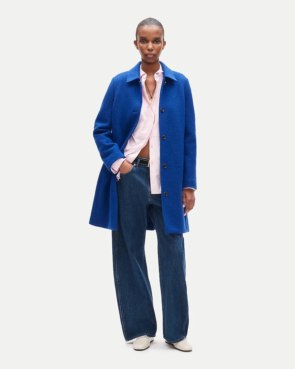 Car Coat in Italian Boiled Wool by J.Crew