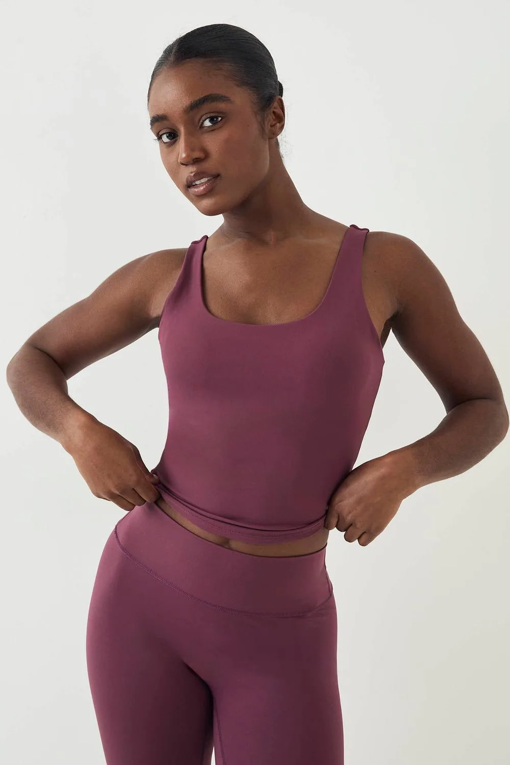 Sculpt Padded Scoop Neck Vest Top