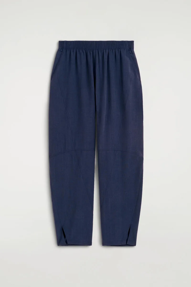 Paneled Elasticated Barrel-Leg Pants by COS