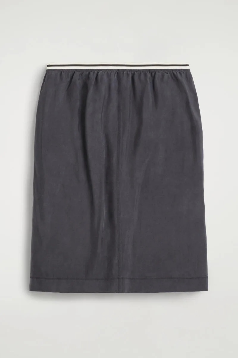 Contrast-Panel Pencil Skirt by COS
