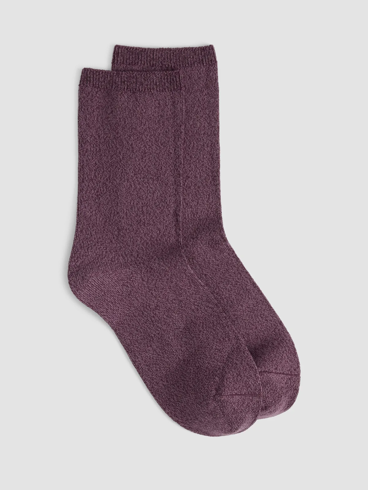 Cozy Cotton Blend Crew Sock by EILEEN FISHER