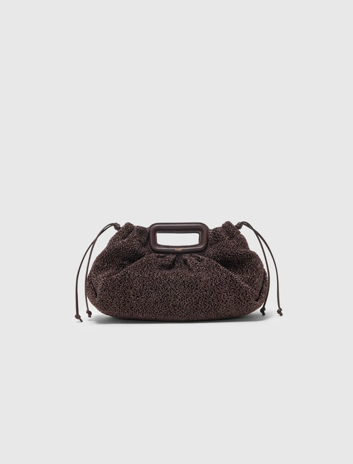 Milpli Bouclé Effect Clutch Bag