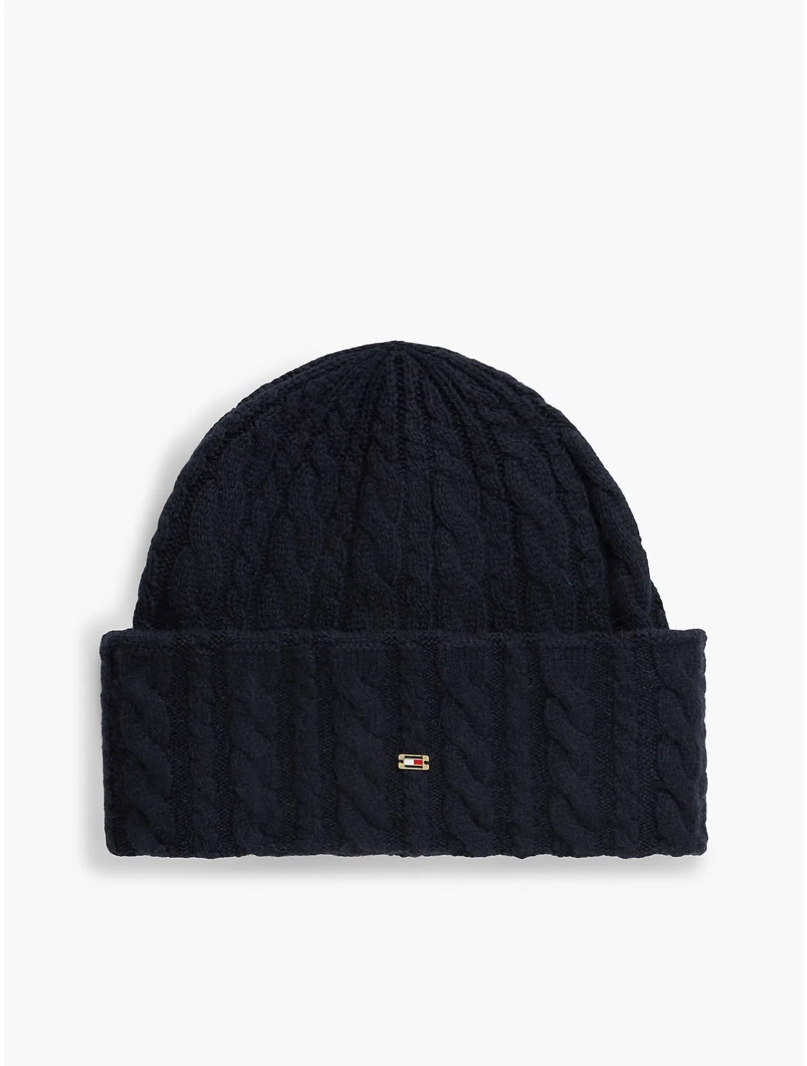 Lightweight Cable Knit Beanie by Tommy Hilfiger
