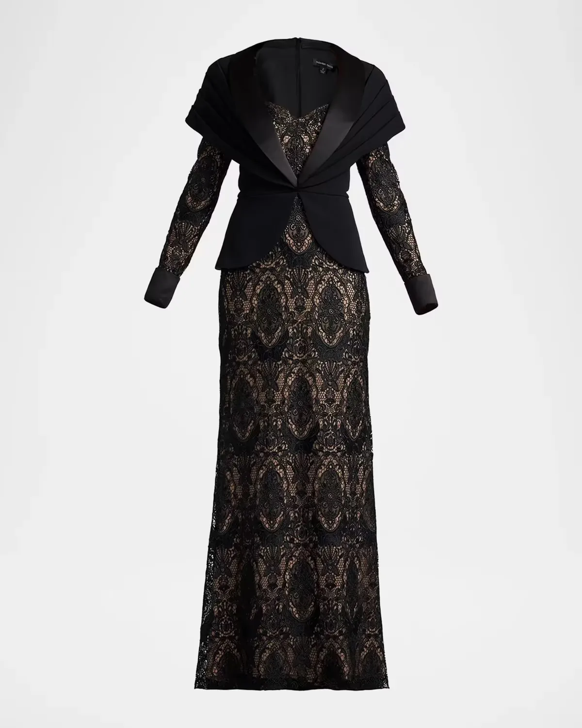 Carlotta Lace Illusion Gown by Tadashi Shoji