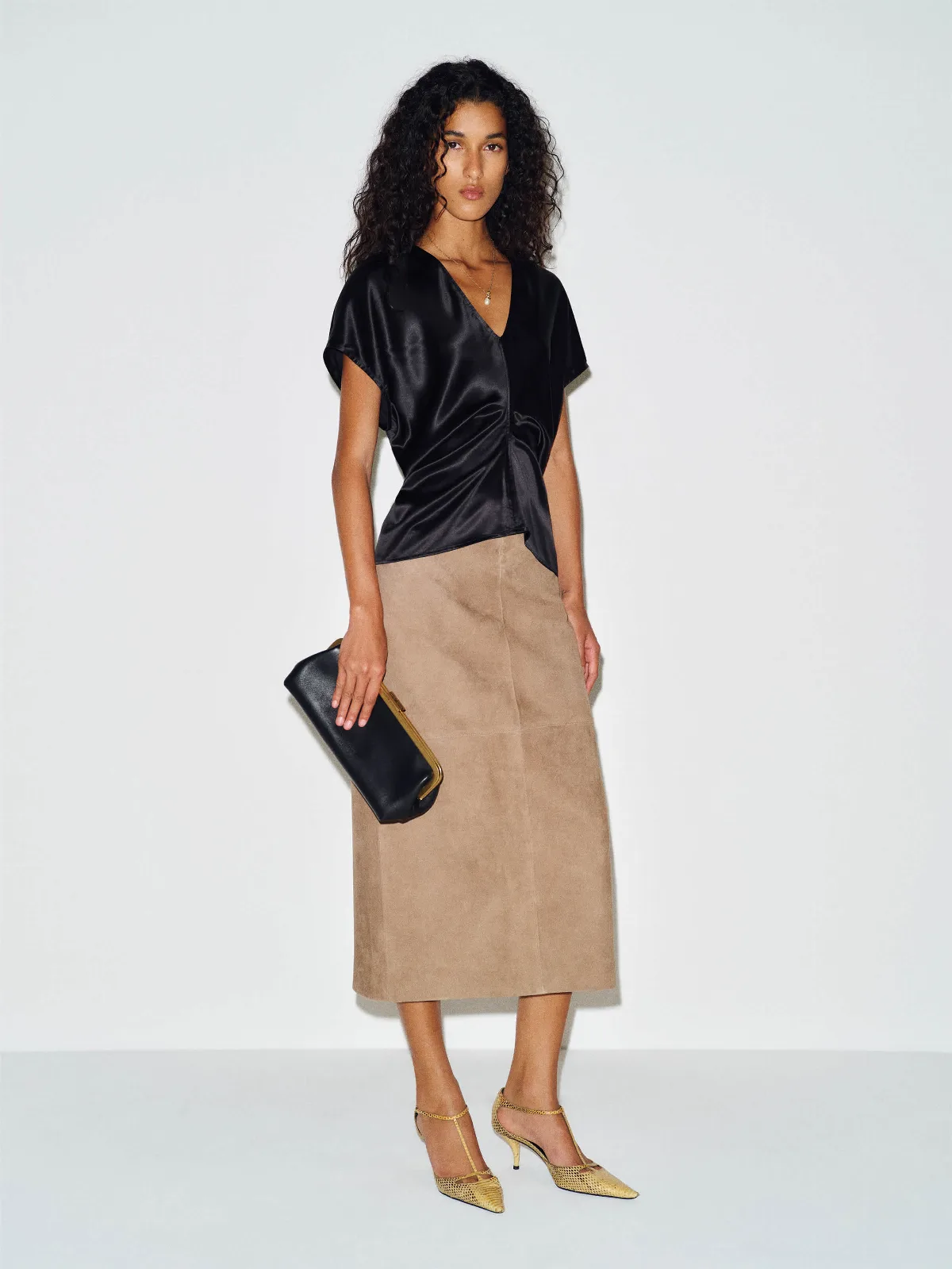 Ginie Silk Top by Reformation