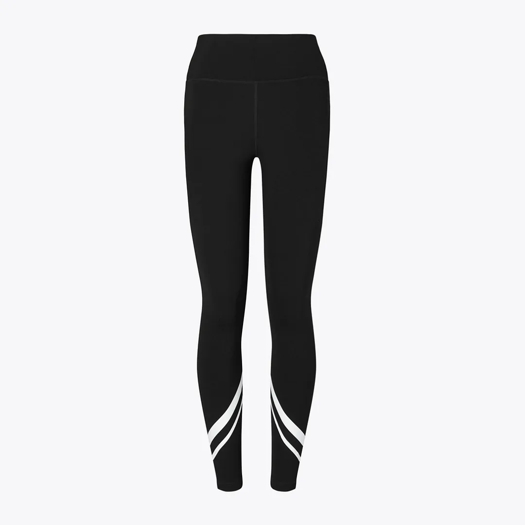 Chevron Side Pocket Legging by Tory Burch