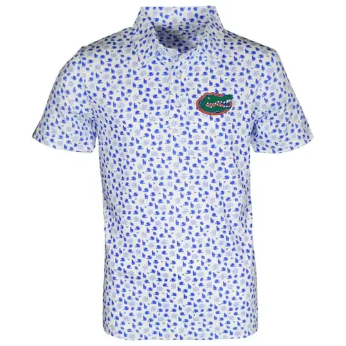 Florida Gators Earnest Allover Print Polo by GARB