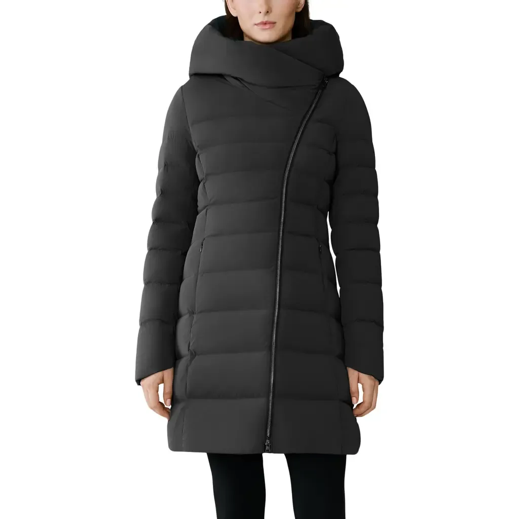 Judy Water Resistant 700 Fill Power Hooded Down Coat by Soia & Kyo