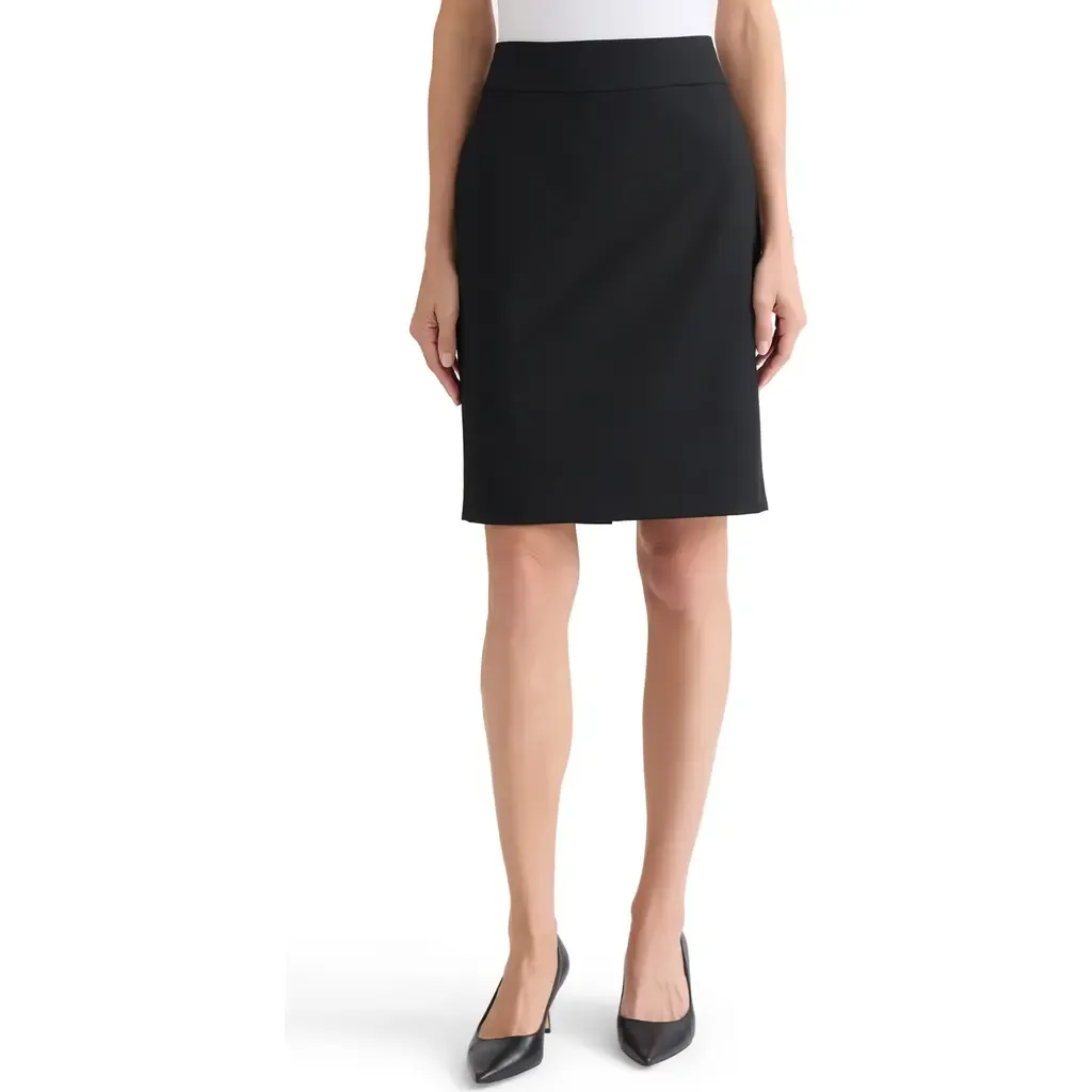 Bi-Stretch Pencil Skirt by KASPER
