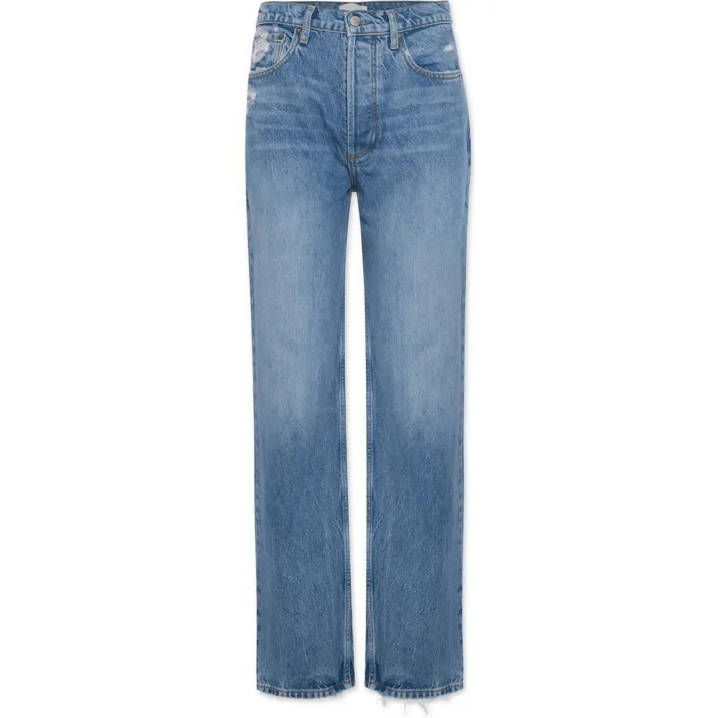 The Ziggy Straight Leg High Rise Vintage Jeans by Boyish